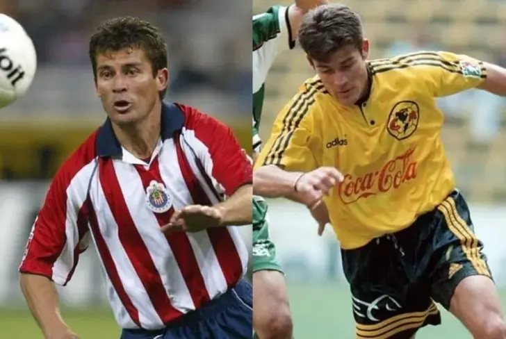 Ramón Ramírez con el jersey de Chivas y América / FOTO EL INFORMADOR