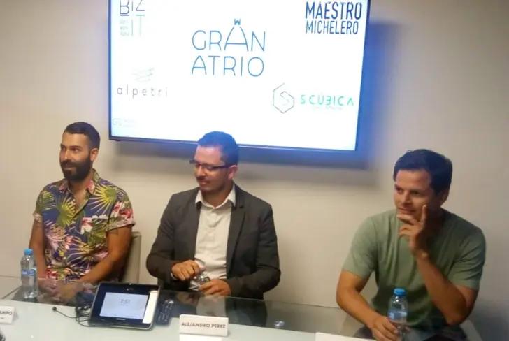 Sergio Pérez en presentación de su proyecto Gran Atrio