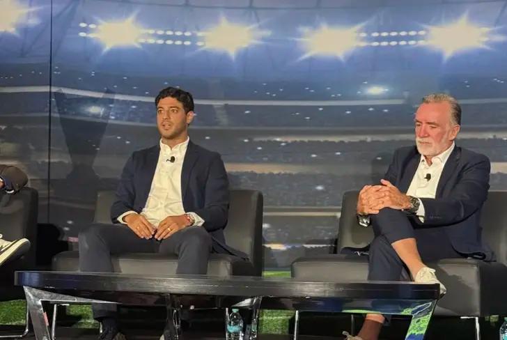 Carlos Vela en la conferencia de la CONCACAF