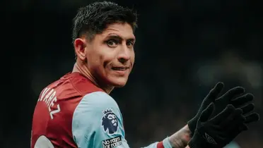 Álvarez en partido con West Ham. Foto: Milenio