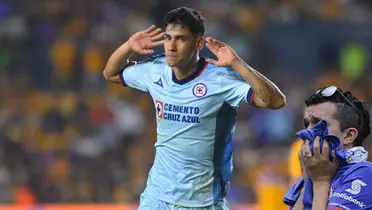 Antuna celebrando gol con Cruz Azul. Foto: Sport Judge