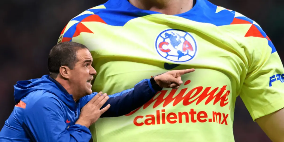 Camiseta de las Águilas y André Jardine/Foto Fútbol Total.