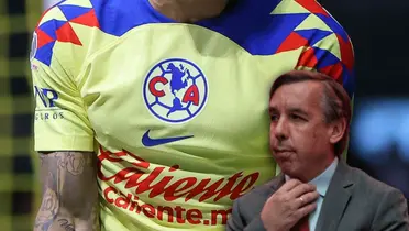 Camiseta del América y Emilio Azcárraga/Foto Soy Referee.