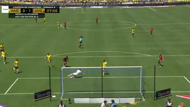 Captura de pantalla de TUDN del gol de Tigres.