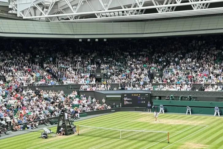 Raúl Jiménez en Wimbledon, Londres