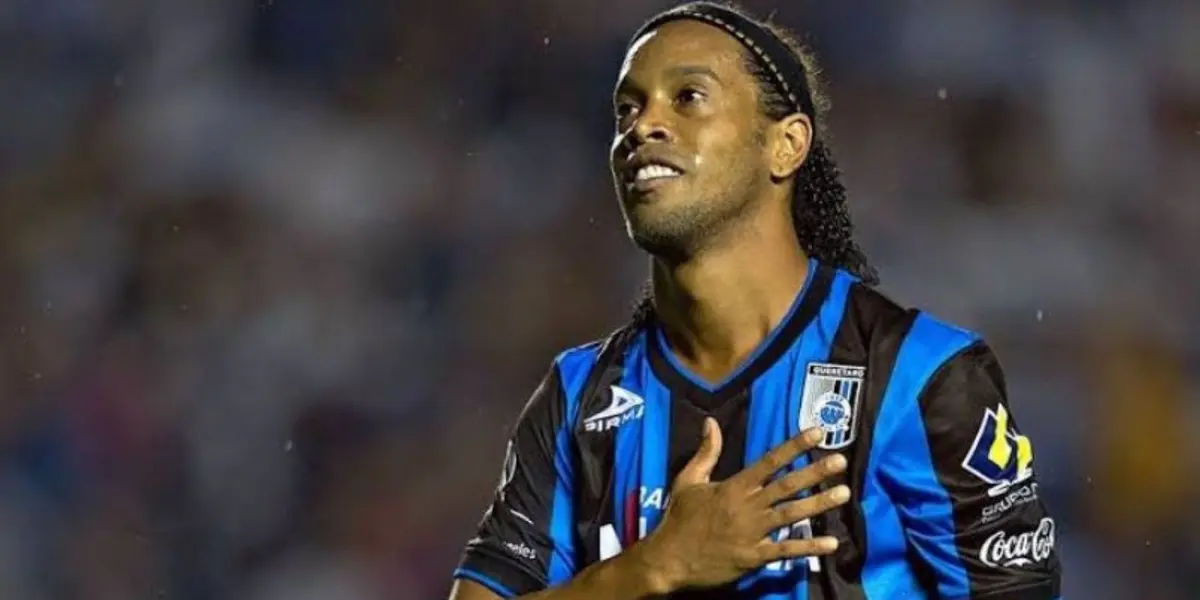 El futbolista brasileño fue invitado a la reapertura del Estadio Corregidora