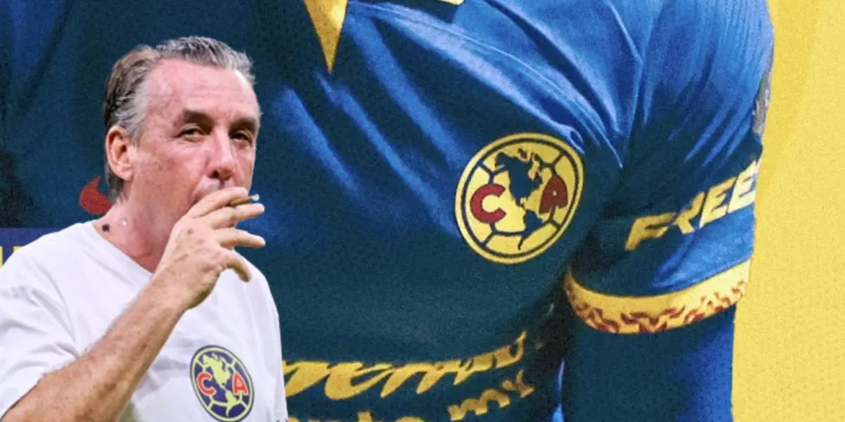 Emilio Azcárraga junto a futbolista incógnito del América / FOTO MEXSPORT