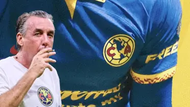 Emilio Azcárraga junto a futbolista incógnito del América / FOTO MEXSPORT