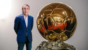 Emilio Azcárraga y balón de oro/Foto Sport.