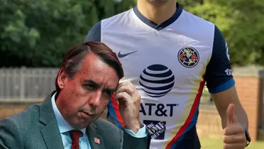 Emilio Azcárraga y jersey del América/ Foto Daily Update.