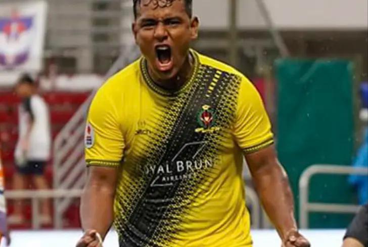 Julio Cruz celebrando gol en Singapur / FOTO EL IMPARCIAL DE OAXACA