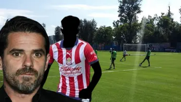 Fernando Gago junto a futbolista incógnito de Chivas / FOTO IMAGO7