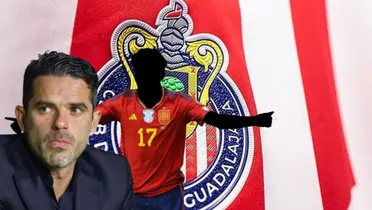 Fernando Gago junto a futbolista incógnito de España / FOTO SPORTS MEDIA