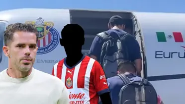 Fernando Gago junto a jugador incógnito de Chivas / FOTO TIKTOK