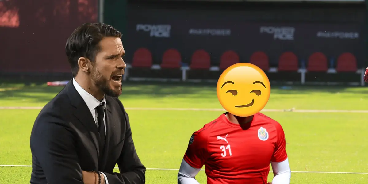 Fernando Gago y jugador oculto/ Foto Chivas.