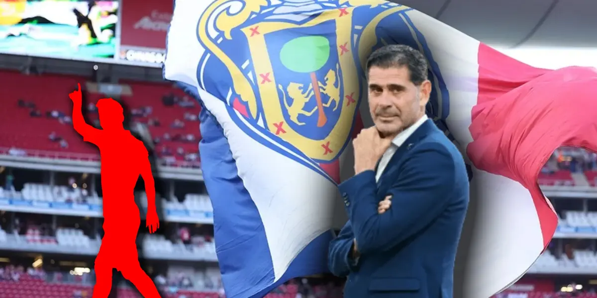 Fernando Hierro y silueta de jugador apuntando/ Foto Soy Fútbol.