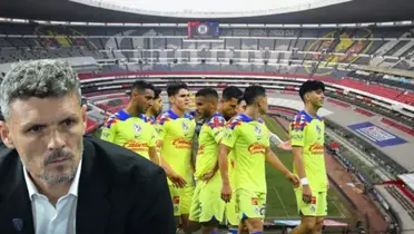 Fernando Ortiz junto a futbolistas del América / FOTO GETTY IMAGES