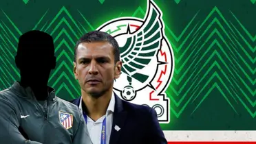 Jaime Lozano junto a entrenador incógnito del Atlético de Madrid / FOTO EL GRÁFICO