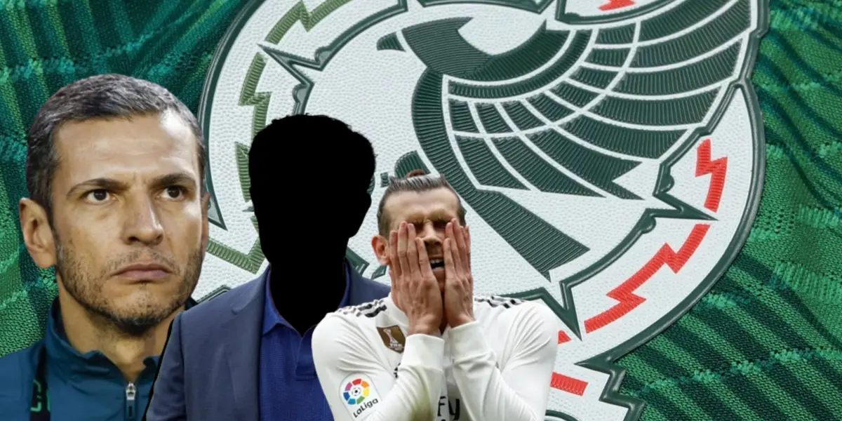 Jaime Lozano junto a entrenador incógnito y Gareth Bale / FOTO INDEPENDENT