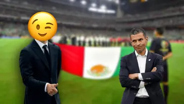Jaime Lozano y entrenador oculto/Foto Fútbol Total.