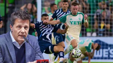 José Antonio Noriega junto al Rayados vs Austin / FOTO ESTO