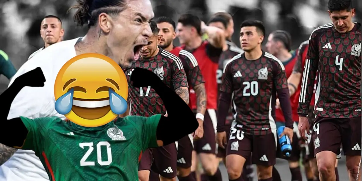 Jugador incógnito de la Selección Mexicana en el México vs Uruguay / FOTO MARCA