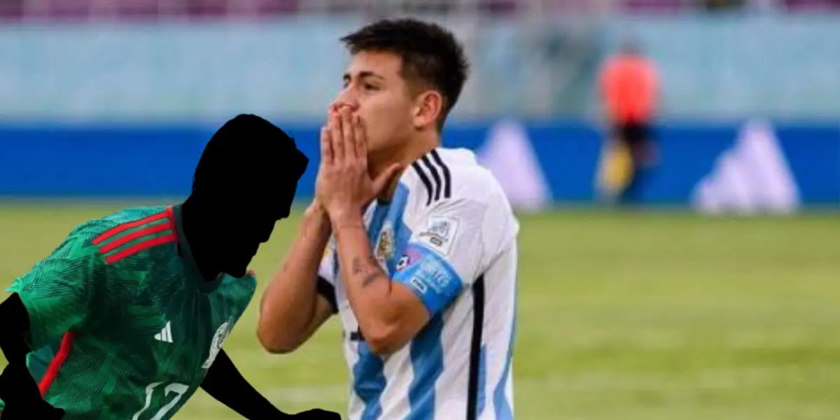 Jugador incógnito de la Selección Mexicana junto a futbolista de Argentina / FOTO X