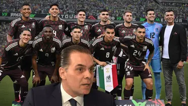 Jugadores de México posando y Churritan Martinoli/ Foto Selección Nacional.