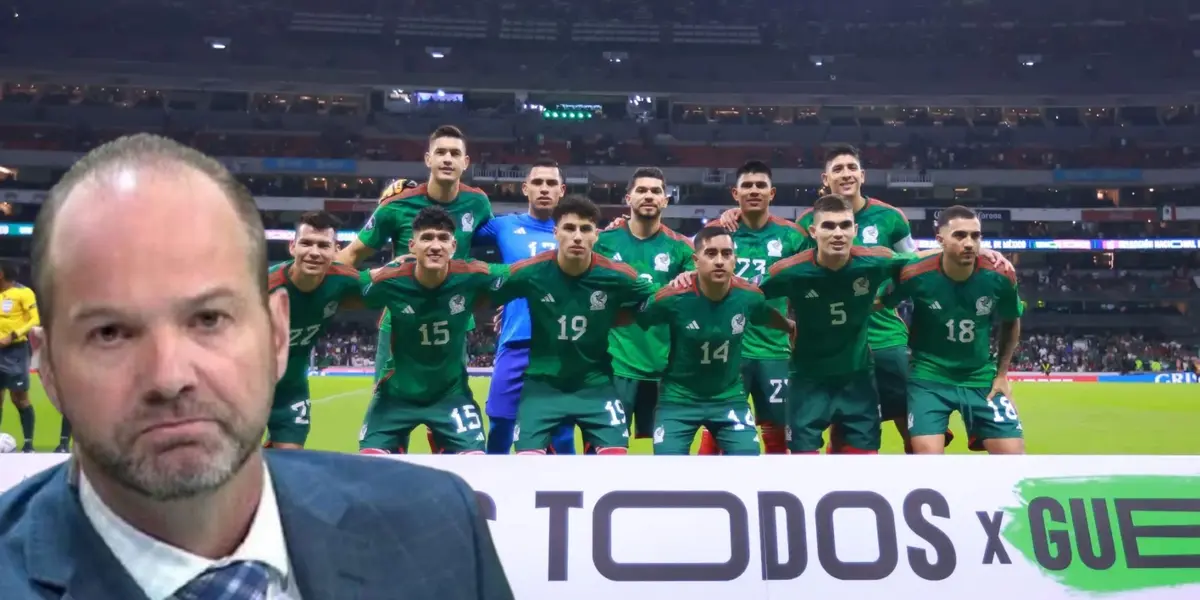 Luis García junto a los futbolistas de la Selección Mexicana / FOTO IMAGO7