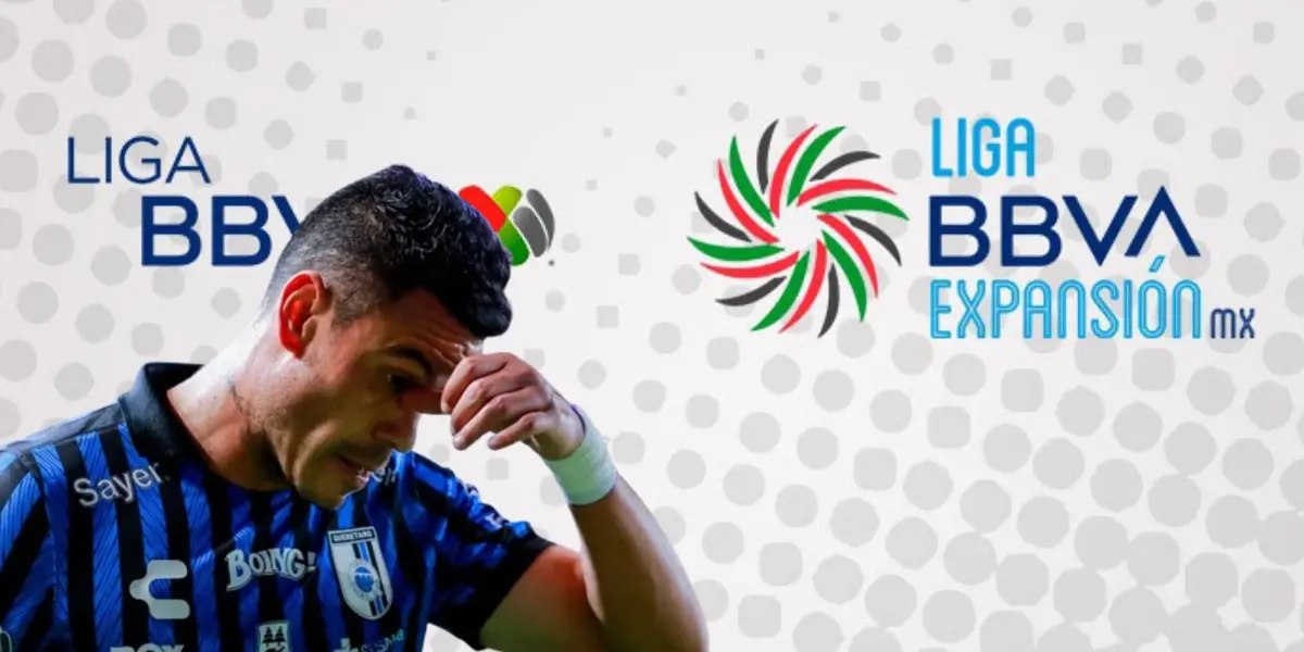 Pablo Barrera junto a los logos de la Liga MX y la lIga de Expansión / FOTO FÚTBOL TOTAL