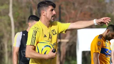 Paunoviç en entrenamiento con Tigres. Foto: Marca