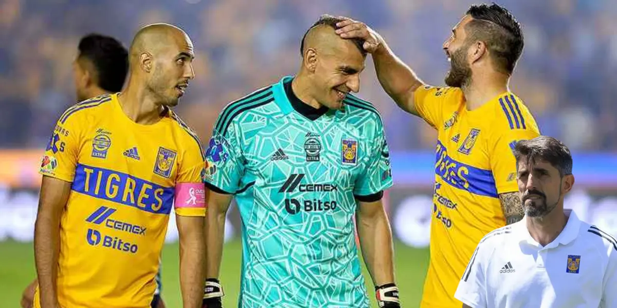 Pizarro, Nahuel y Gignac en partido con Tigres. Foto: Once Diario