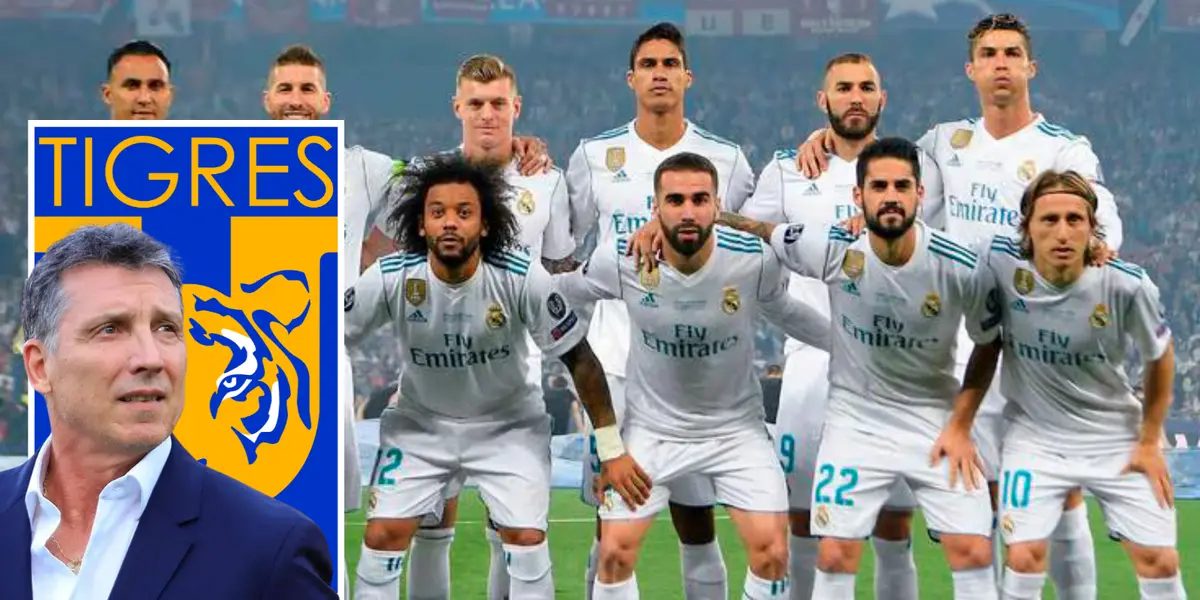 Real Madrid en formación en 2018. Foto: cadena SER