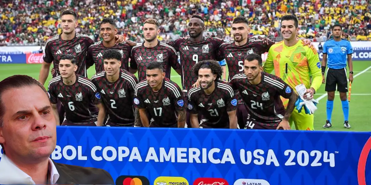 Selección Mexicana antes del juego vs Ecuador. Foto: Récord