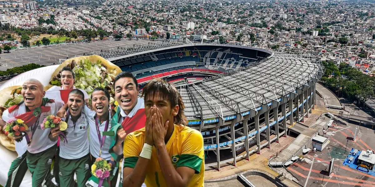 Selección Mexicana junto a Neymar / FOTO FACEBOOK