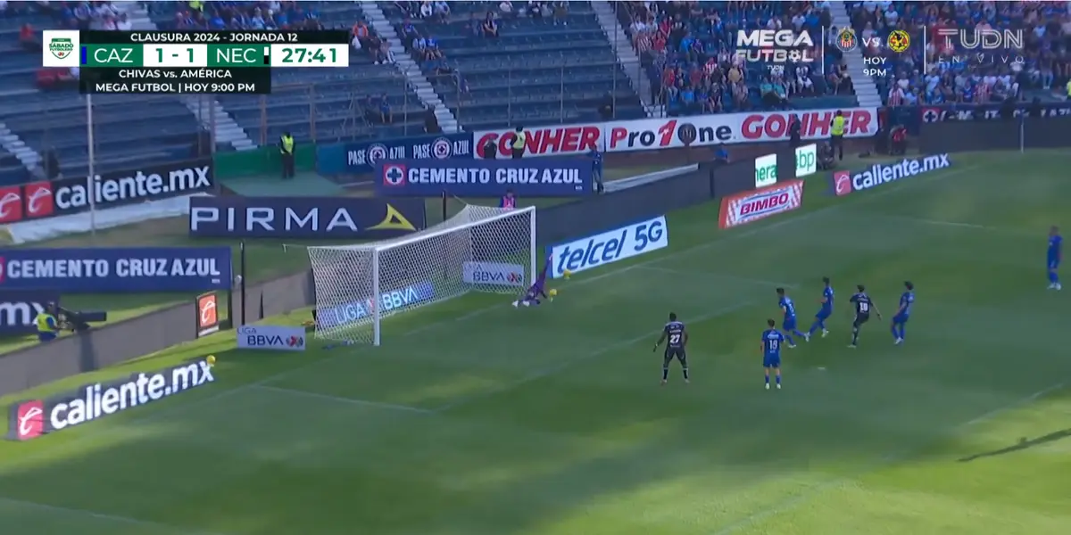 VIDEO | Necaxa sorprende a Cruz Azul, dan la vuelta al marcador y ya ganan 2 por 1