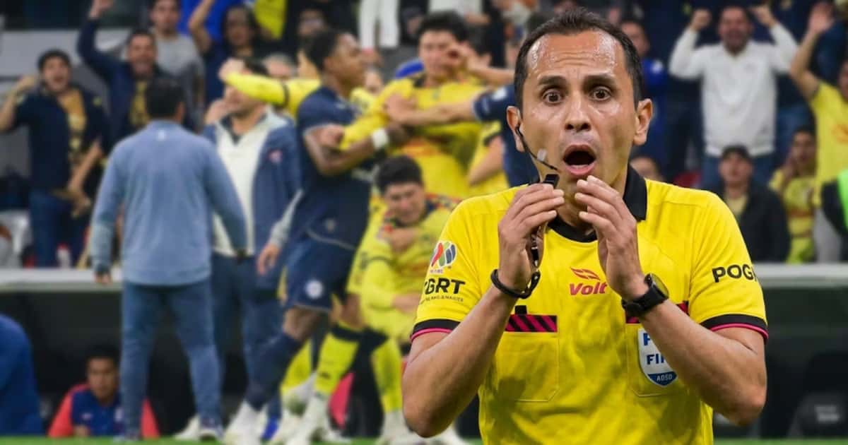 Luis Enrique Santander arriesga dura sanción tras perdonar tarjetas rojas en el Cruz Azul vs Club América