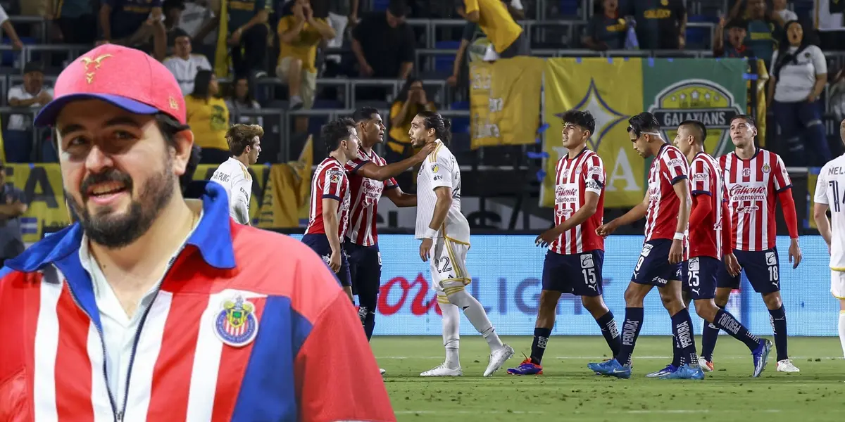  Amaury Vergara en el Chivas vs LA Galaxy / FOTO X