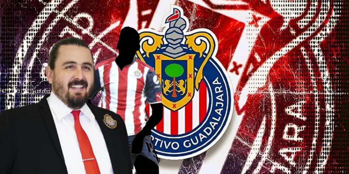 Amaury Vergara junto a futbolista incógnito de Chivas / FOTO X