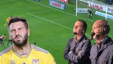 André Gignac junto a transmisión de TV Azteca / FOTO MARCA