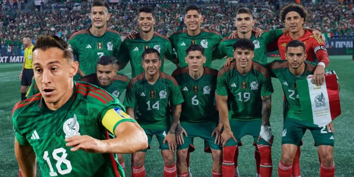 Andrés Guardado junto a jugadores de la Selección Mexicana / FOTO GLOCAL MEDIA