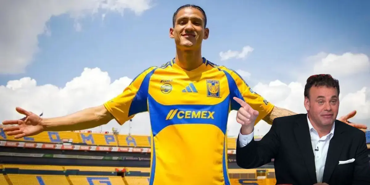 Antuna en presentación con Tigres. Foto: Tigres