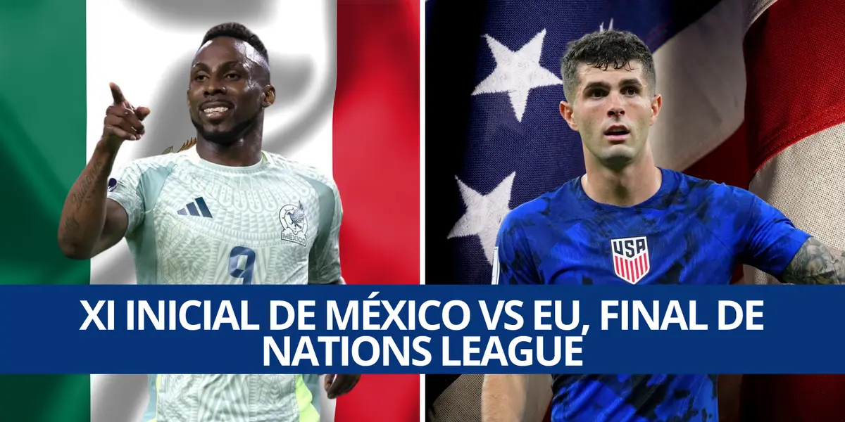 Así sale México para la final de la Nations League vs Estados Unidos