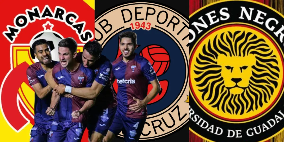 Atlante junto a escudos de clubes mexicanos / FOTO X