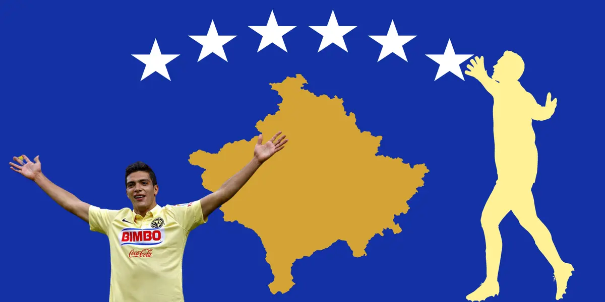 Bandera de Kosovo de fondo tomada de Canva