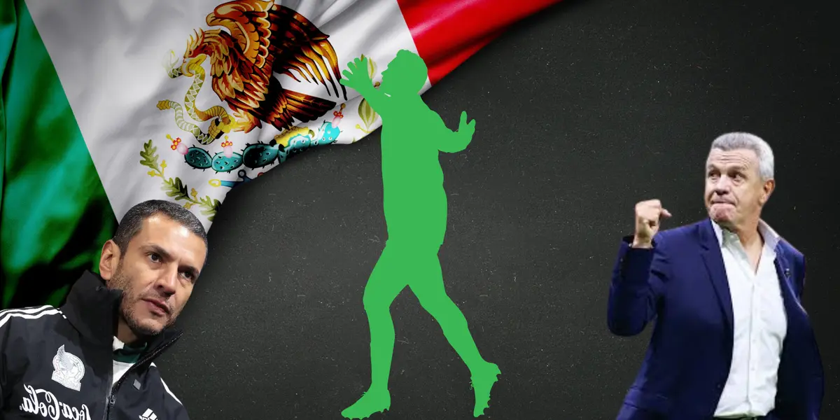 Bandera de México en fondo tomado de Canva, con Lozano y Aguirre.