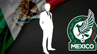 Bandera de México tomada de Canva, con escudo del Tri al frente.