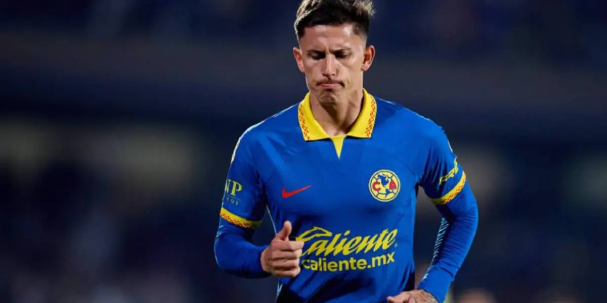 Brian Rodríguez en partido con América. Foto: Azteca Deportes