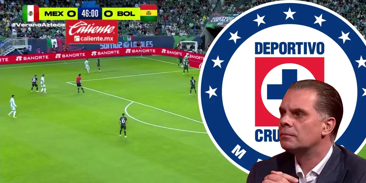 Captura de pantalla de Azteca Deportes en el México vs Bolivia