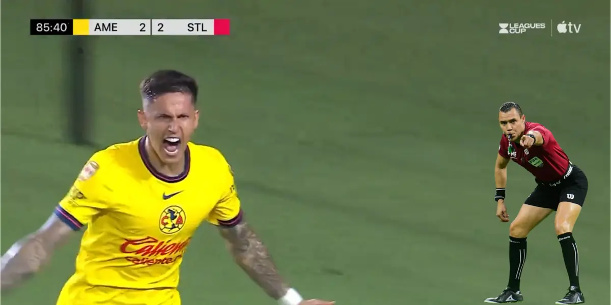 Captura de pantalla de Leagues Cup del gol de Brian.